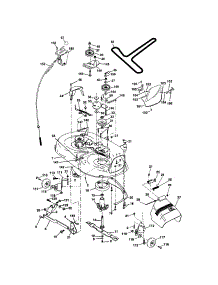 Mower Deck parts for Craftsman Front-Engine Lawn Tractor 917273754 from AppliancePartsPros.com