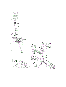 Steering Assembly parts for Craftsman Front-Engine Lawn Tractor 917273756 from AppliancePartsPros.com