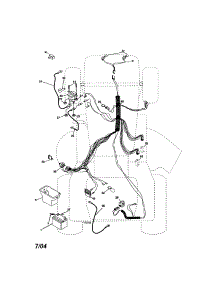 Electrical parts for Craftsman Front-Engine Lawn Tractor 917273757 from AppliancePartsPros.com