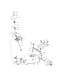 Steering Assembly parts for Craftsman Front-Engine Lawn Tractor 917273758 from AppliancePartsPros.com