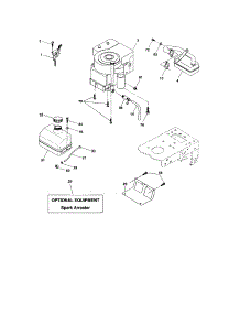 Engine parts for Craftsman Front-Engine Lawn Tractor 917273758 from AppliancePartsPros.com