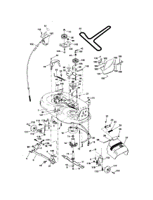 Mower Deck parts for Craftsman Front-Engine Lawn Tractor 917273758 from AppliancePartsPros.com