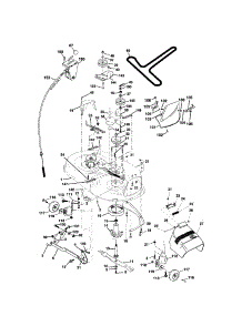 Mower Deck parts for Craftsman Front-Engine Lawn Tractor 917273760 from AppliancePartsPros.com