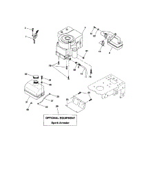 Engine parts for Craftsman Front-Engine Lawn Tractor 917273761 from AppliancePartsPros.com