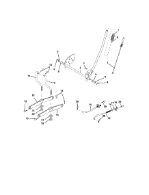 Lift Assembly parts for Craftsman Front-Engine Lawn Tractor 917273761 from AppliancePartsPros.com