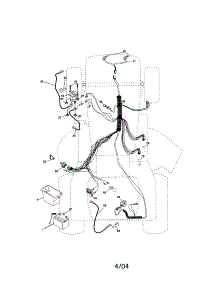Electrical parts for Craftsman Front-Engine Lawn Tractor 917273762 from AppliancePartsPros.com