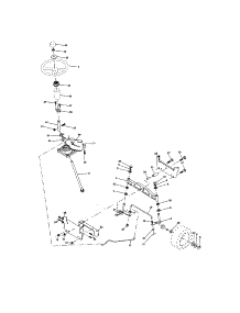 Steering Assembly parts for Craftsman Front-Engine Lawn Tractor 917273762 from AppliancePartsPros.com