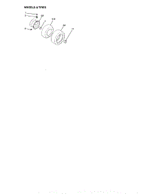 Wheels And Tires parts for Craftsman Front-Engine Lawn Tractor 917273763 from AppliancePartsPros.com