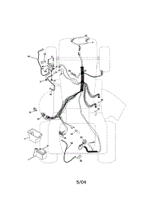 Electrical parts for Craftsman Front-Engine Lawn Tractor 917273764 from AppliancePartsPros.com