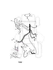 Electrical parts for Craftsman Front-Engine Lawn Tractor 917273780 from AppliancePartsPros.com