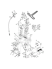 Mower Deck parts for Craftsman Front-Engine Lawn Tractor 917273780 from AppliancePartsPros.com