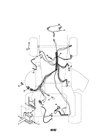 Electrical parts for Craftsman Front-Engine Lawn Tractor 917273790 from AppliancePartsPros.com