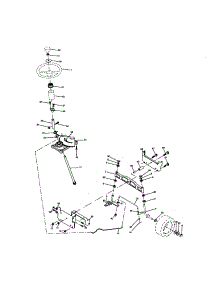 Steering parts for Craftsman Front-Engine Lawn Tractor 917273790 from AppliancePartsPros.com