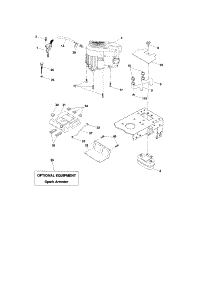 Engine parts for Craftsman Front-Engine Lawn Tractor 917273800 from AppliancePartsPros.com