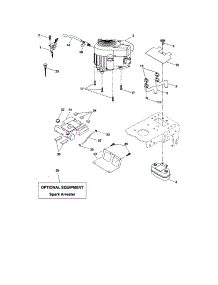 Engine parts for Craftsman Front-Engine Lawn Tractor 917273802 from AppliancePartsPros.com