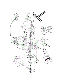 Mower Deck parts for Craftsman Front-Engine Lawn Tractor 917273810 from AppliancePartsPros.com