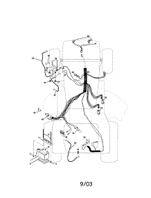 Electrical parts for Craftsman Front-Engine Lawn Tractor 917273840 from AppliancePartsPros.com