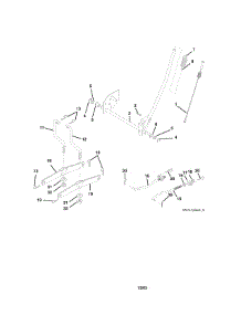 Lift Assembly parts for Craftsman Front-Engine Lawn Tractor 917273850 from AppliancePartsPros.com