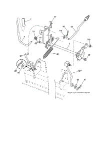 Lift Assembly parts for Craftsman Front-Engine Lawn Tractor 917273900 from AppliancePartsPros.com