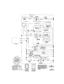 Schematic Diagram parts for Craftsman Front-Engine Lawn Tractor 917273900 from AppliancePartsPros.com