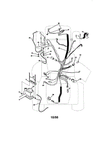 Electrical parts for Craftsman Front-Engine Lawn Tractor 917273940 from AppliancePartsPros.com