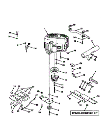 Engine parts for Craftsman Front-Engine Lawn Tractor 917273940 from AppliancePartsPros.com