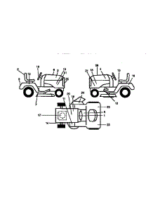 Decals parts for Craftsman Front-Engine Lawn Tractor 917273940 from AppliancePartsPros.com