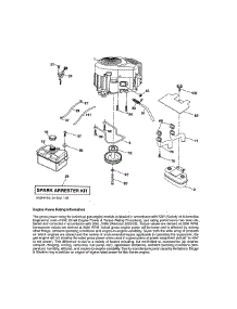 Engine parts for Craftsman Front-Engine Lawn Tractor 917273980 from AppliancePartsPros.com