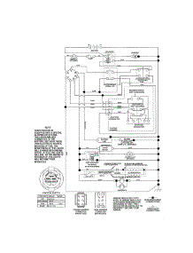 Schematic Diagram parts for Craftsman Front-Engine Lawn Tractor 917273980 from AppliancePartsPros.com