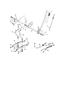 Lift Assembly parts for Craftsman Front-Engine Lawn Tractor 917274032 from AppliancePartsPros.com