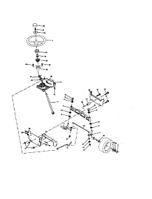 Steering parts for Craftsman Front-Engine Lawn Tractor 917274033 from AppliancePartsPros.com
