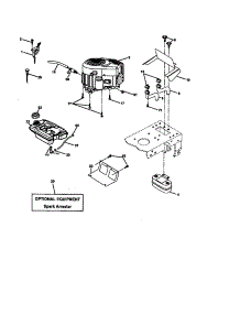 Engine parts for Craftsman Front-Engine Lawn Tractor 917274033 from AppliancePartsPros.com