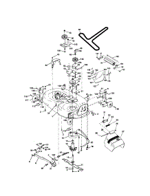 Mower Deck parts for Craftsman Front-Engine Lawn Tractor 917274040 from AppliancePartsPros.com