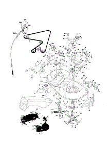 Mower parts for Craftsman Front-Engine Lawn Tractor 917274290 from AppliancePartsPros.com