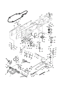 Drive parts for Craftsman Front-Engine Lawn Tractor 917274291 from AppliancePartsPros.com