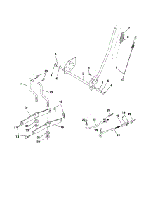 Mower Lift parts for Craftsman Front-Engine Lawn Tractor 917274291 from AppliancePartsPros.com