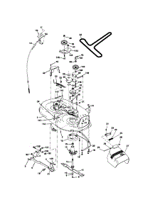 Mower Deck parts for Craftsman Front-Engine Lawn Tractor 917274350 from AppliancePartsPros.com