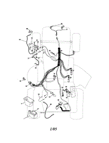 Electrical parts for Craftsman Front-Engine Lawn Tractor 917274351 from AppliancePartsPros.com