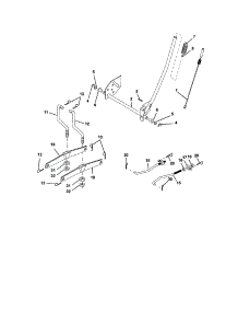 Lift Assembly parts for Craftsman Front-Engine Lawn Tractor 917274351 from AppliancePartsPros.com