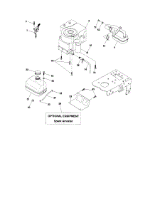 Engine parts for Craftsman Front-Engine Lawn Tractor 917274352 from AppliancePartsPros.com