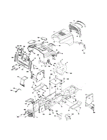 Chassis And Enclosures parts for Craftsman Front-Engine Lawn Tractor 917274380 from AppliancePartsPros.com