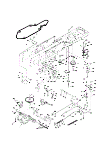 Drive parts for Craftsman Front-Engine Lawn Tractor 917274380 from AppliancePartsPros.com