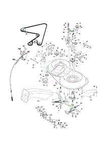 Mower parts for Craftsman Front-Engine Lawn Tractor 917274380 from AppliancePartsPros.com