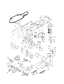 Drive parts for Craftsman Front-Engine Lawn Tractor 917274381 from AppliancePartsPros.com