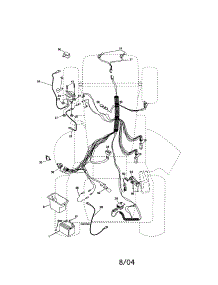 Electrical parts for Craftsman Front-Engine Lawn Tractor 917274390 from AppliancePartsPros.com