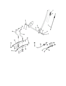 Lift Assembly parts for Craftsman Front-Engine Lawn Tractor 917274391 from AppliancePartsPros.com