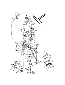 Mower Deck parts for Craftsman Front-Engine Lawn Tractor 917274391 from AppliancePartsPros.com