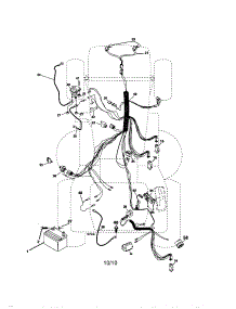 Electrical parts for Craftsman Front-Engine Lawn Tractor 917274421 from AppliancePartsPros.com