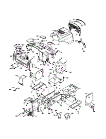 Chassis & Enclosures parts for Craftsman Front-Engine Lawn Tractor 917274421 from AppliancePartsPros.com