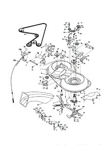 Mower parts for Craftsman Front-Engine Lawn Tractor 917274421 from AppliancePartsPros.com